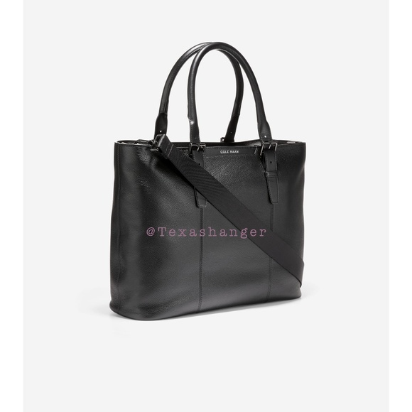 NWT Cole Haan Triboro Tote Bag Grand Series Black - Picture 3 of 16